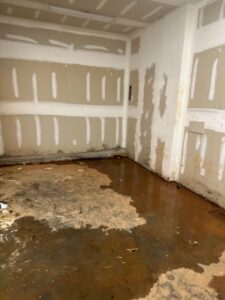 Severe Basement Flood Damage in Atlanta